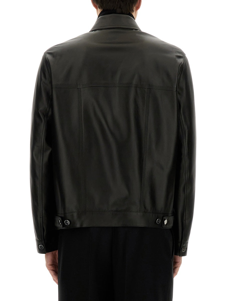 Fendi Leather Jackets - Black | Wanan Luxury