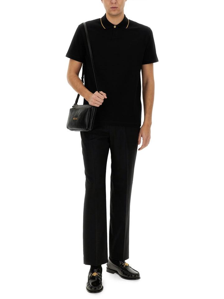 Versace Polo - Black | Wanan Luxury