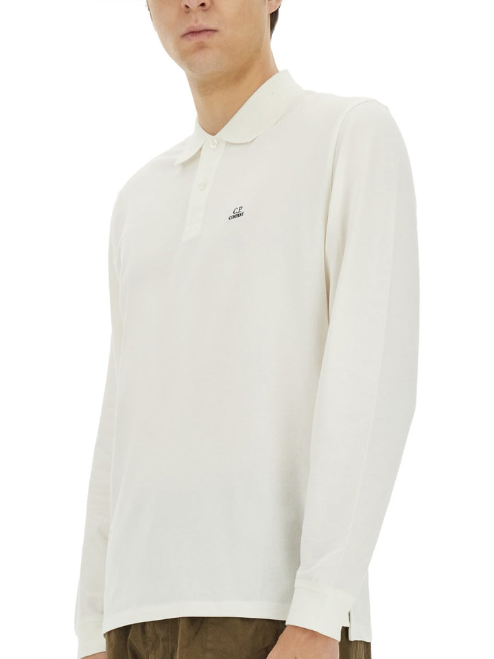 C.P. Company Polo - White | Wanan Luxury