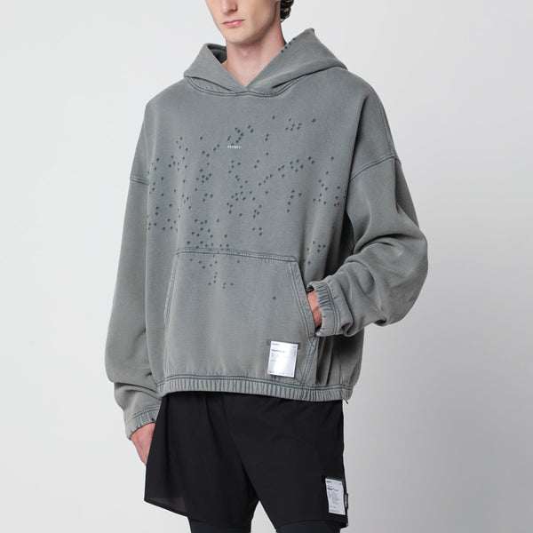 Faded Black Moth Tech Hoodie