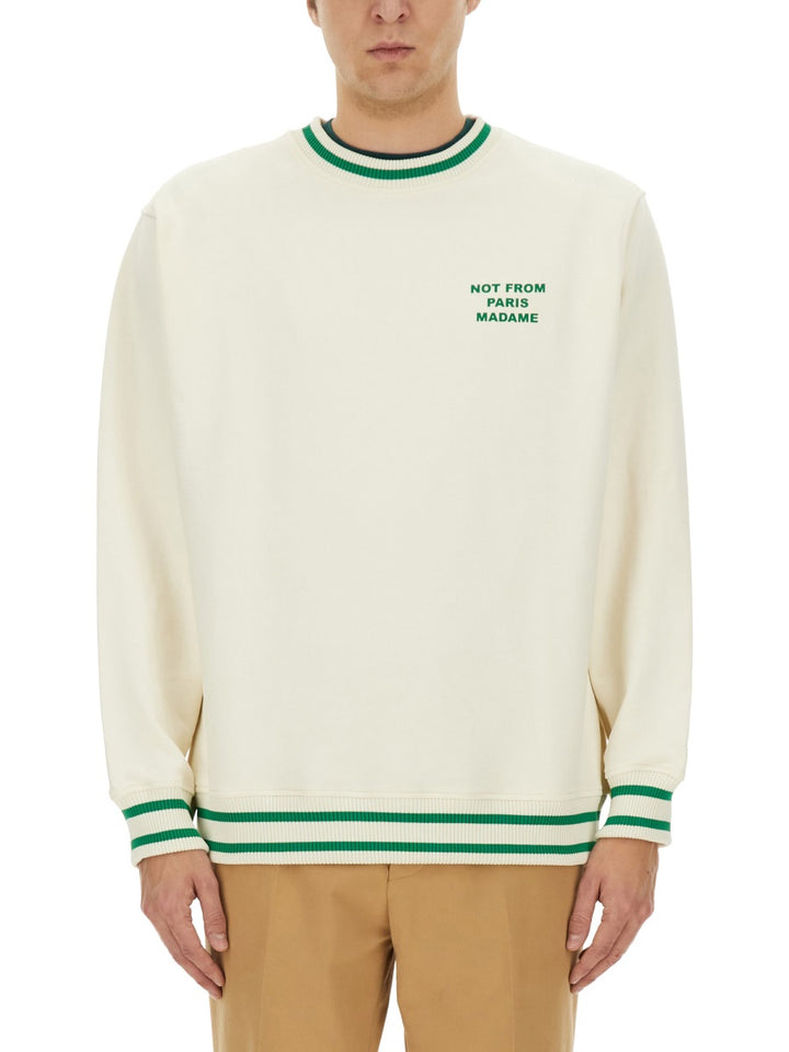Drôle De Monsieur Sweatshirts - White | Wanan Luxury