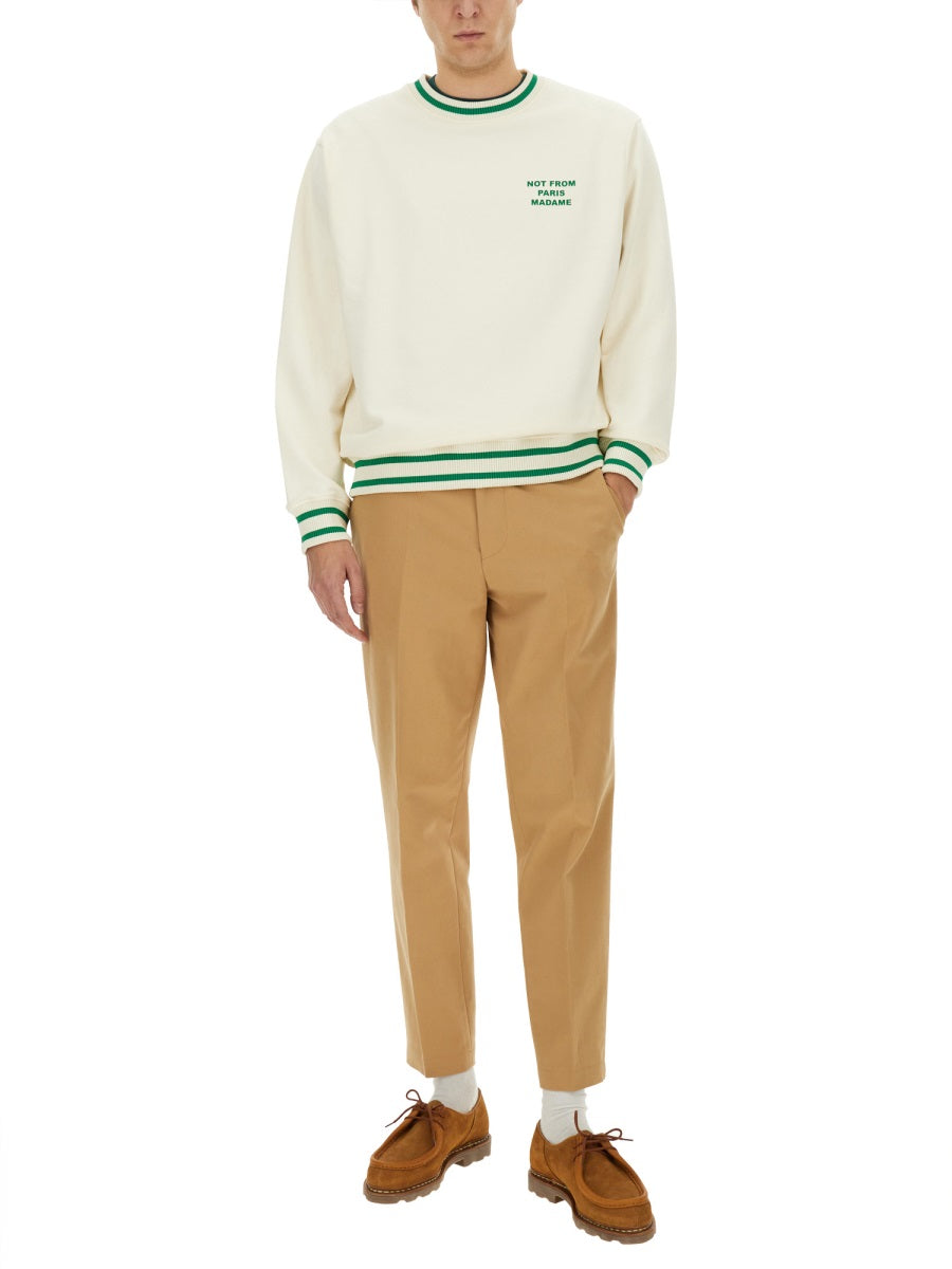 Drôle De Monsieur Sweatshirts - White | Wanan Luxury