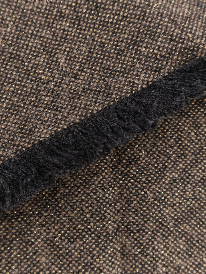 Brunello Cucinelli Scarfs - BROWN+ANTRACITE | 71effbd0bb603f7f7bf74f424b3c956f4b75c713