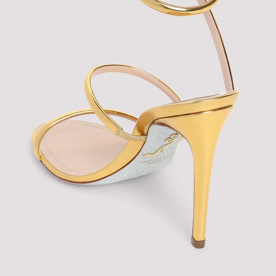 Rene` Caovilla Sandals - Metallic | 61fc699d72e981c0b51815e7f67ad0d6e9f59301