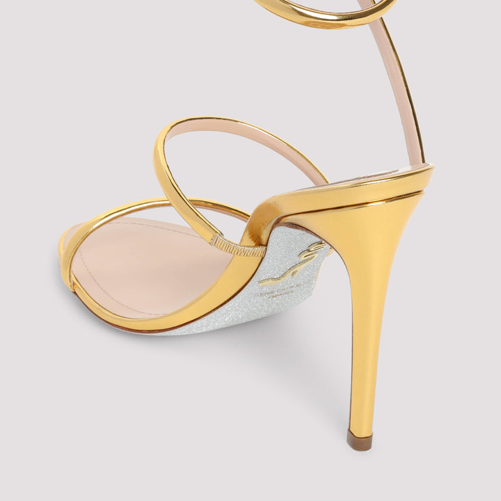 Rene` Caovilla Sandals - Metallic | 61fc699d72e981c0b51815e7f67ad0d6e9f59301