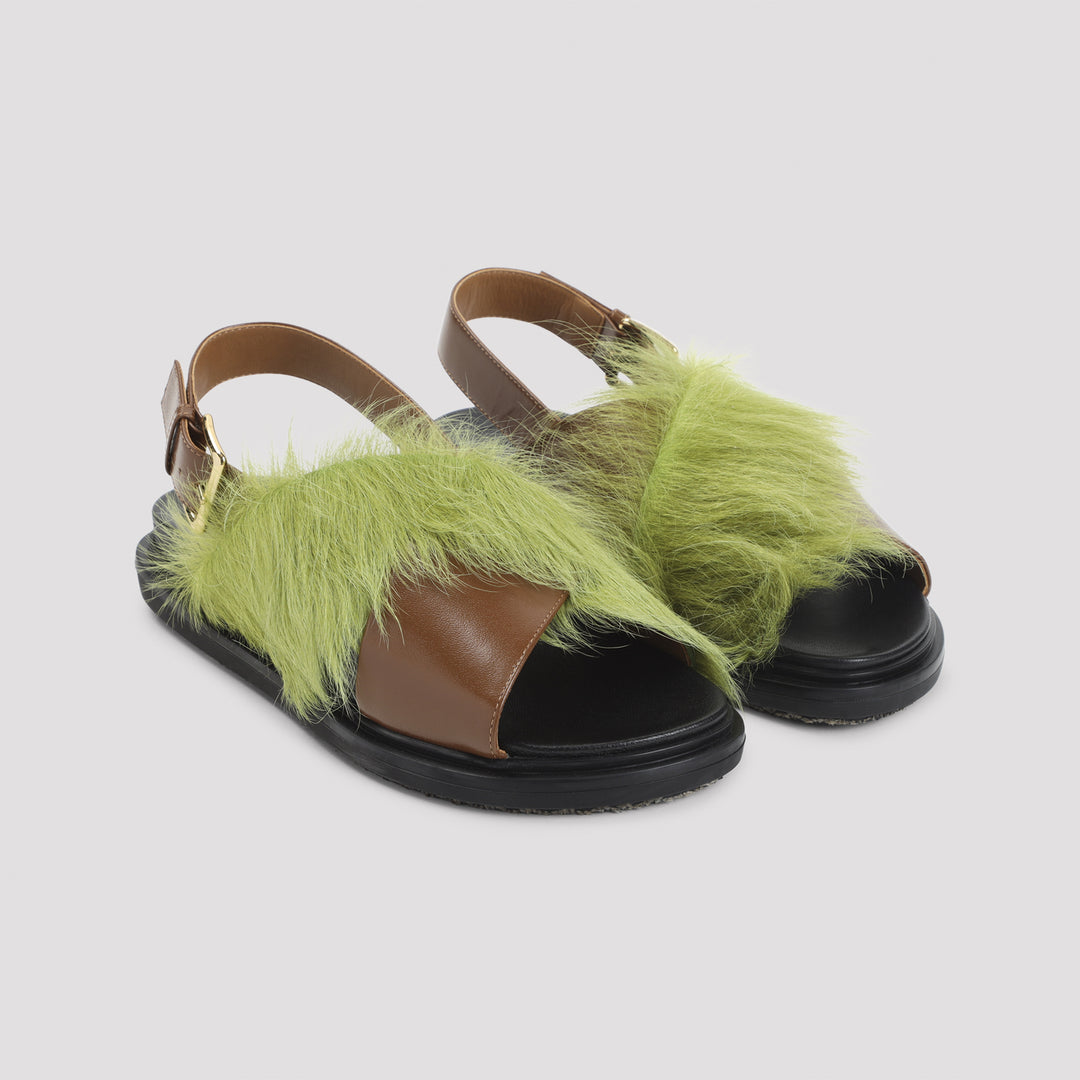 Marni Sandals - Brown | 999324b618b0d04138a2a728369a48747eab01ec