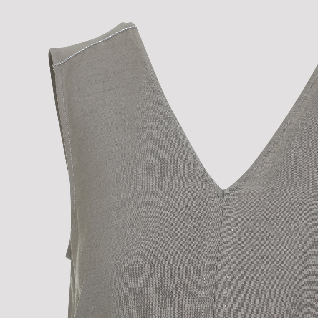 Peserico Midi dresses - Brown | 1d9f8405fde8b90a1e37e78ac5e5120a4bd49ecc