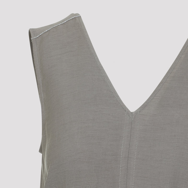 Peserico Midi dresses - Brown | 1d9f8405fde8b90a1e37e78ac5e5120a4bd49ecc