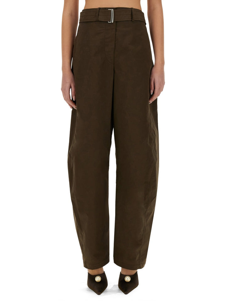 Magda Butrym Pants - Brown | Wanan Luxury