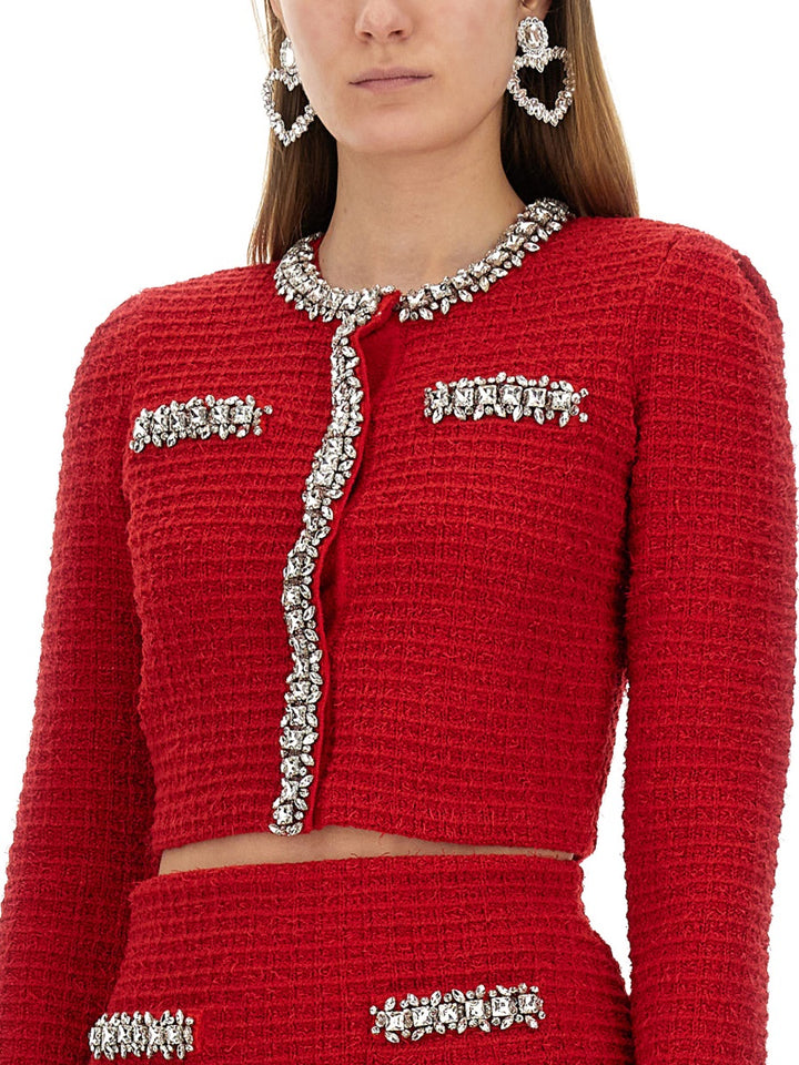 Self-Portrait Jackets - Red | Wanan Luxury