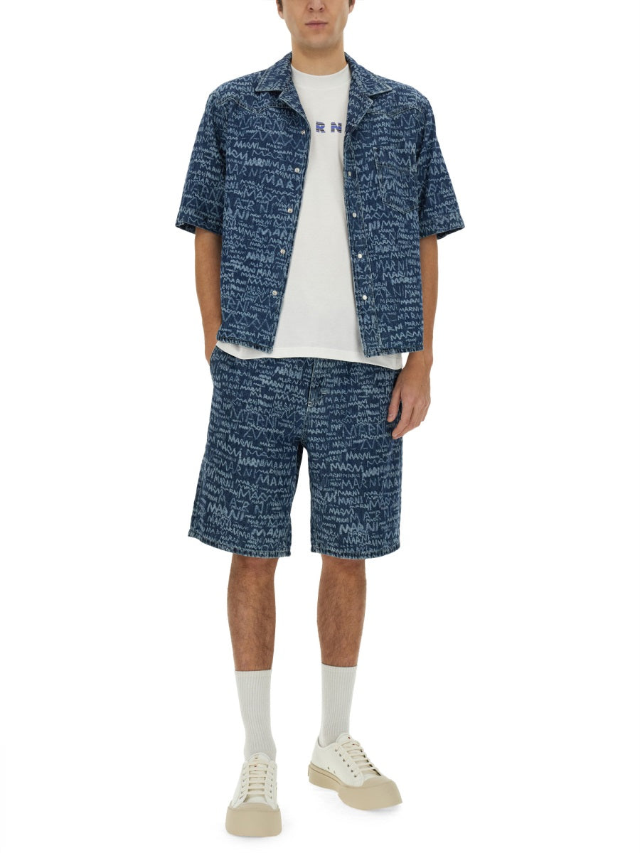 Marni Shorts - Blue | Wanan Luxury
