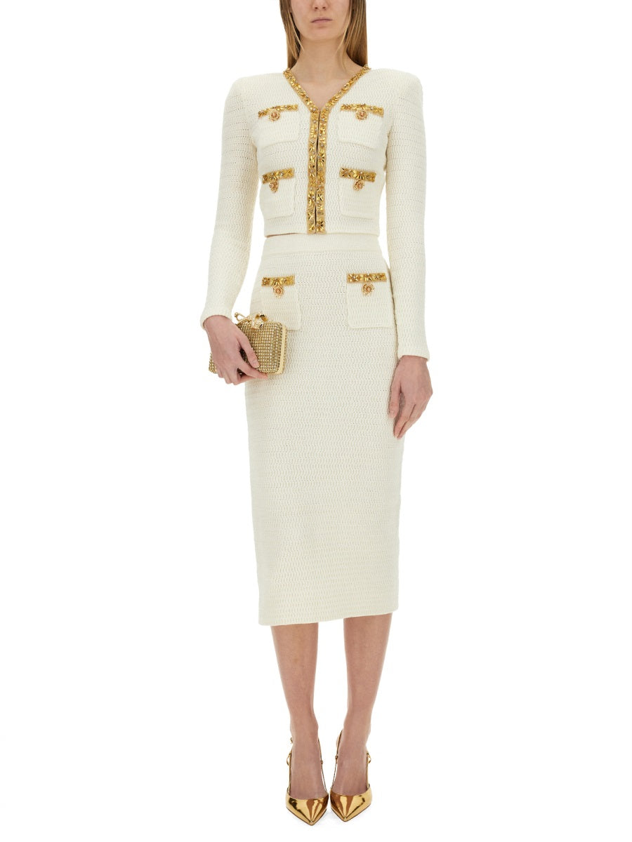 Self-Portrait Skirts - White | Wanan Luxury