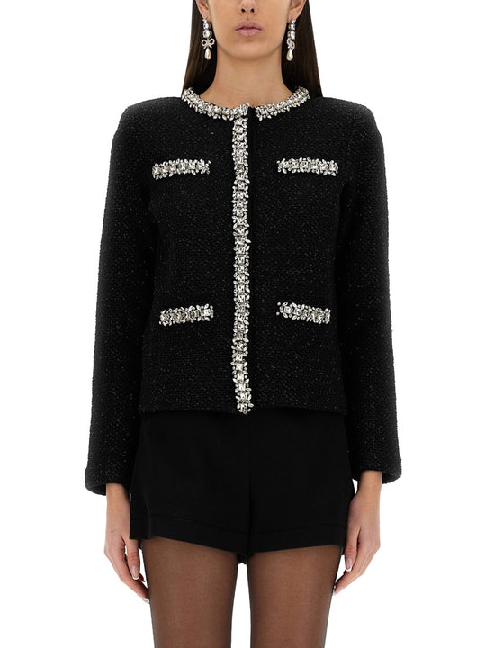 Knitted Cardigan With Sequins