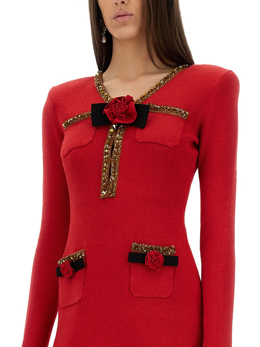 Self-Portrait Suits & Dresses - Red | Wanan Luxury