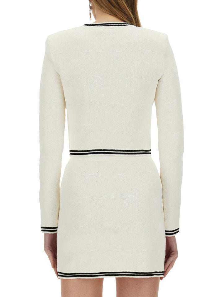 Self-Portrait Jackets - White | Wanan Luxury