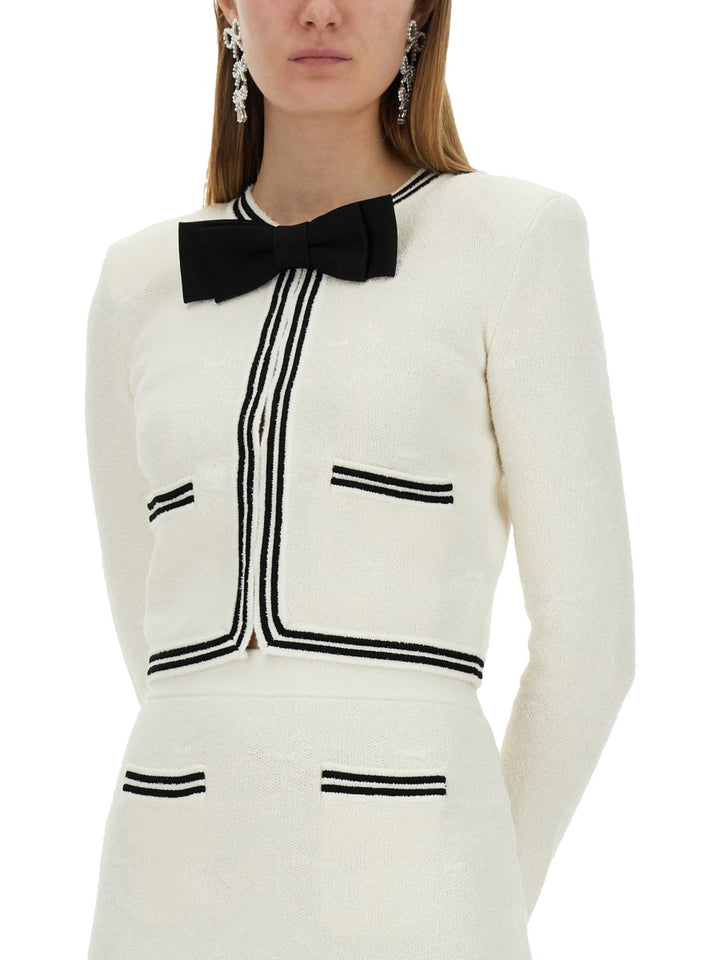 Self-Portrait Jackets - White | Wanan Luxury