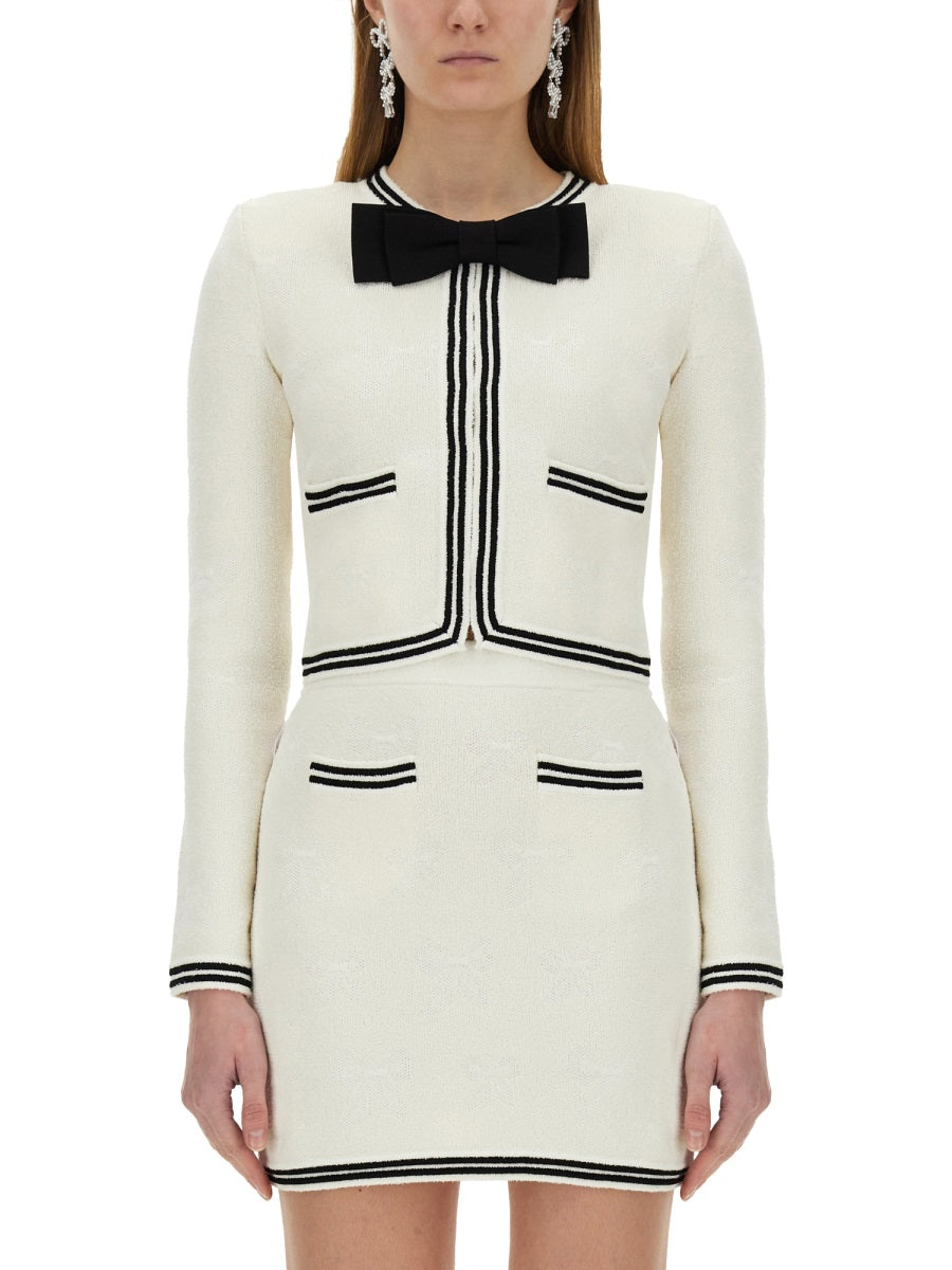 Self-Portrait Jackets - White | Wanan Luxury