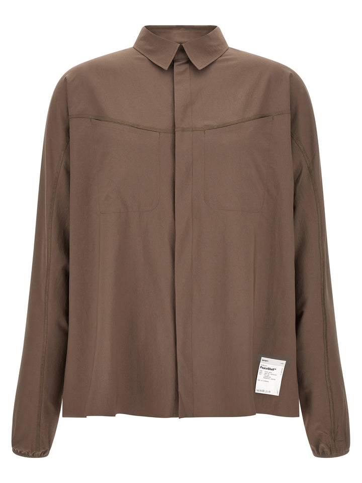 Satisfy River Shirt and Blouse - Gray | 24aba53b491a0b8281d03955ba6d589b8fa96b36