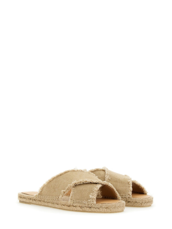 Castañer Flat Shoes - Beige | Wanan Luxury
