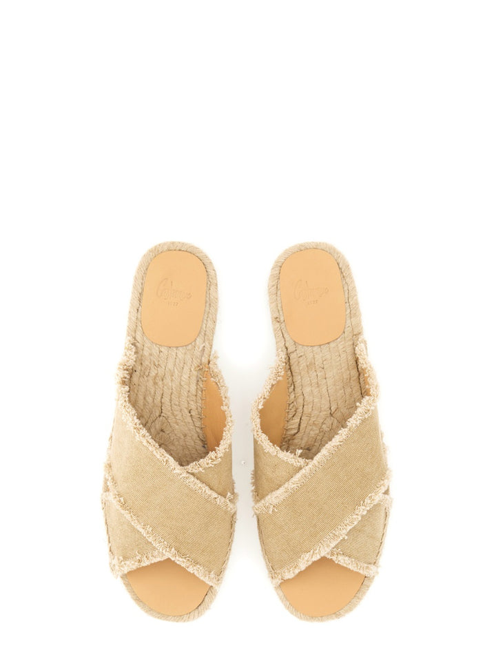 Castañer Flat Shoes - Beige | Wanan Luxury