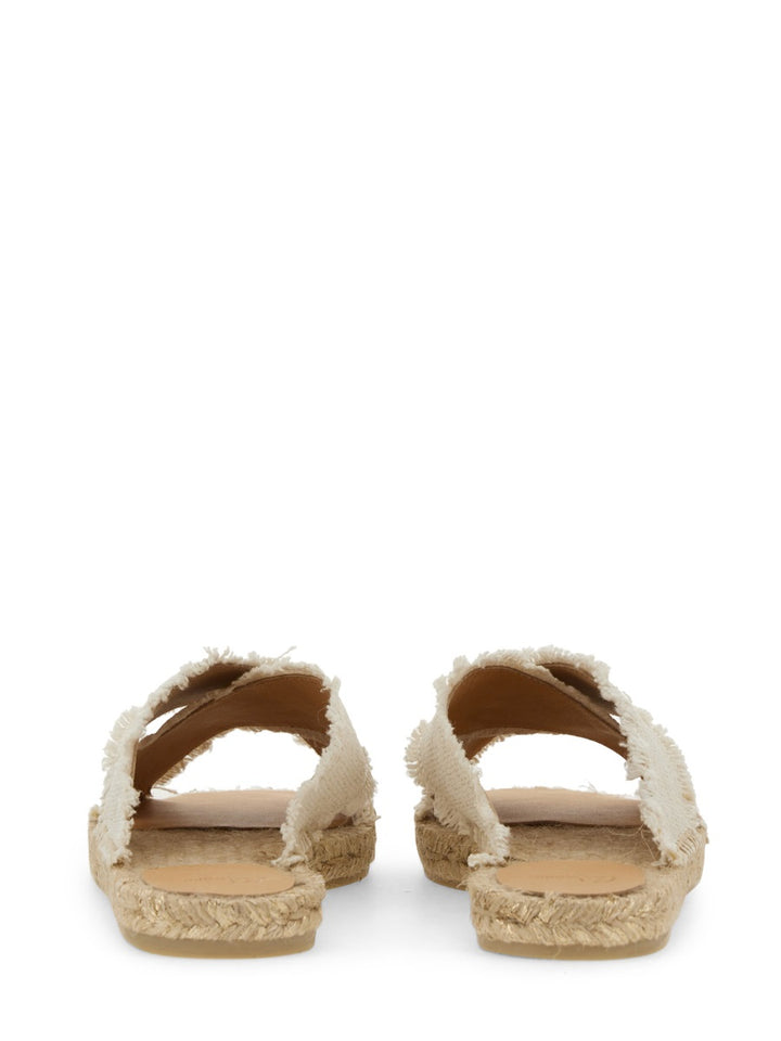 Castañer Flat Shoes - White | Wanan Luxury