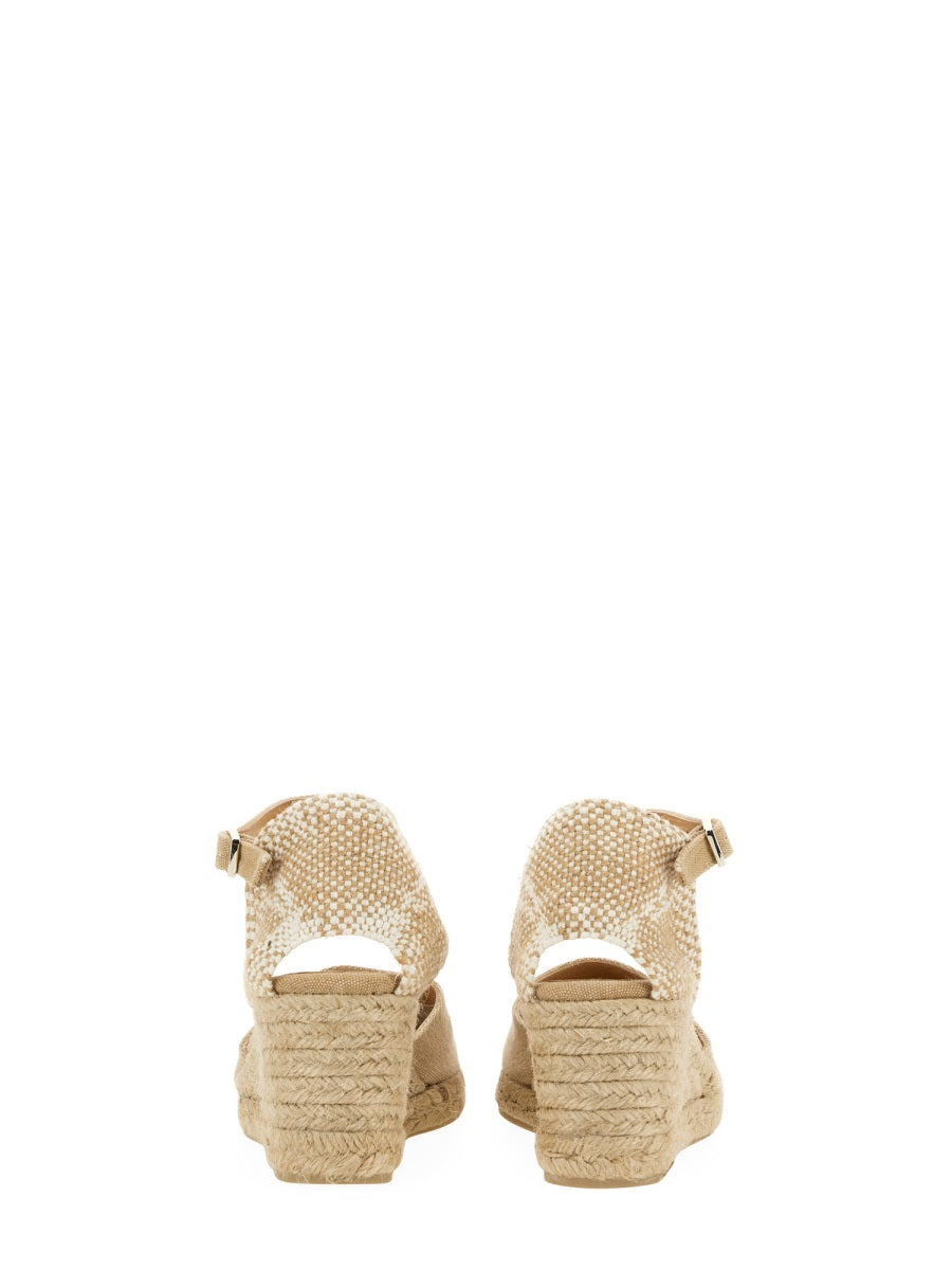 Castañer Wedges - Beige | Wanan Luxury