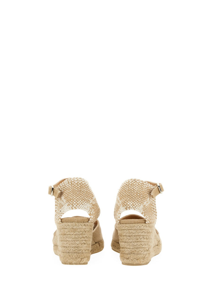 Castañer Wedges - Beige | Wanan Luxury