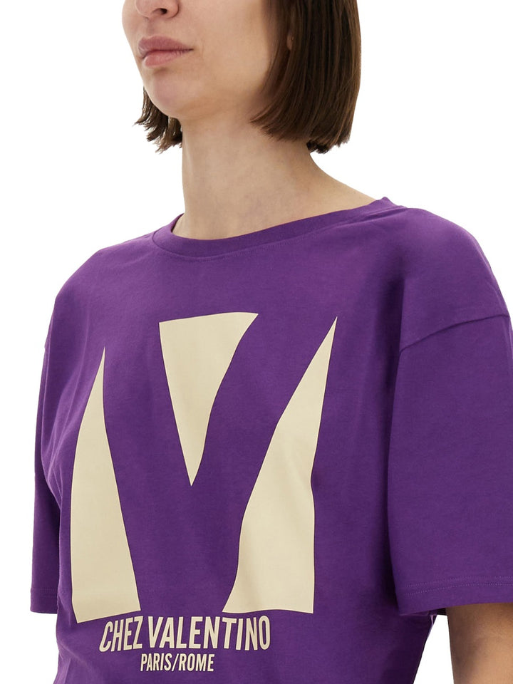 Valentino Garavani T shirts - Purple | Wanan Luxury