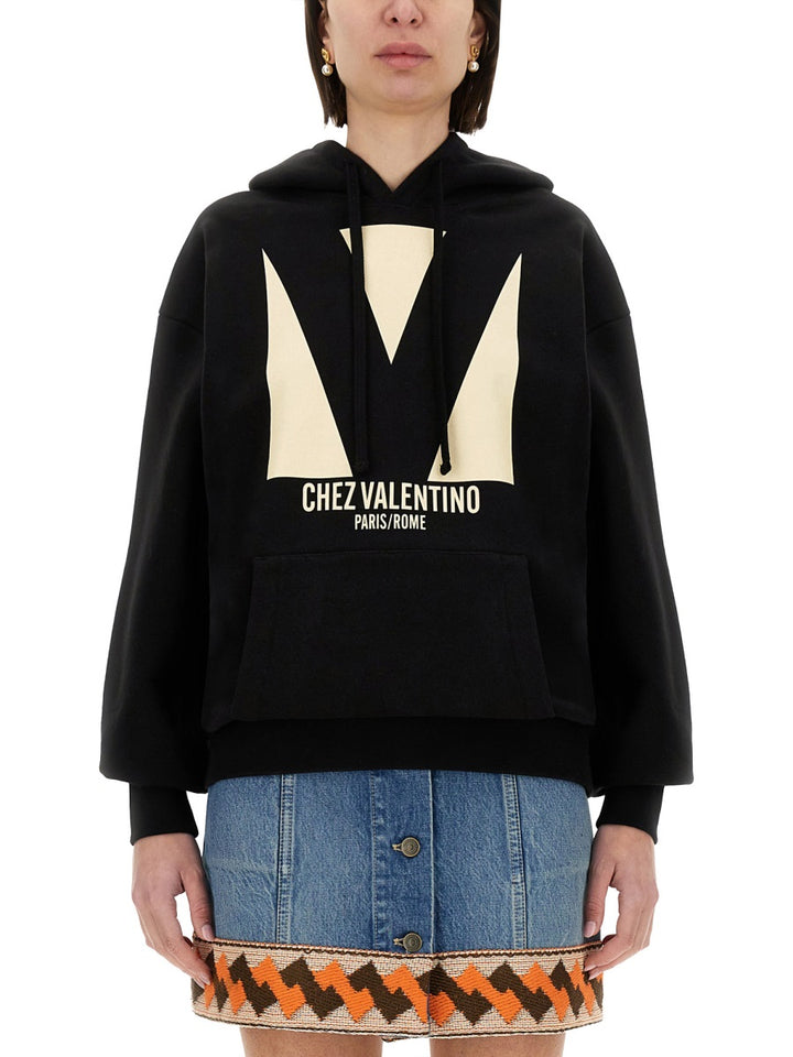 Valentino Garavani Sweatshirts - Black | Wanan Luxury