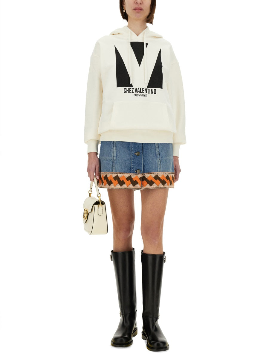 Valentino Garavani Sweatshirts - White | Wanan Luxury