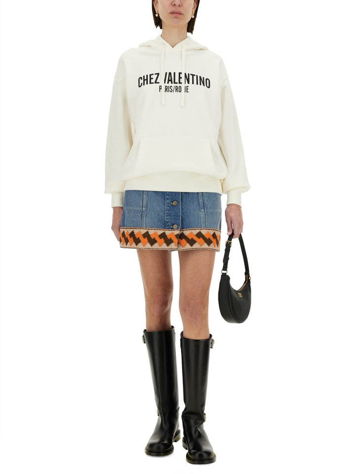 Valentino Garavani Sweatshirts - White | Wanan Luxury