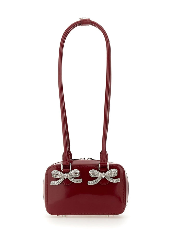 Self-Portrait Shoulder Bags - Burgundy | Wanan Luxury