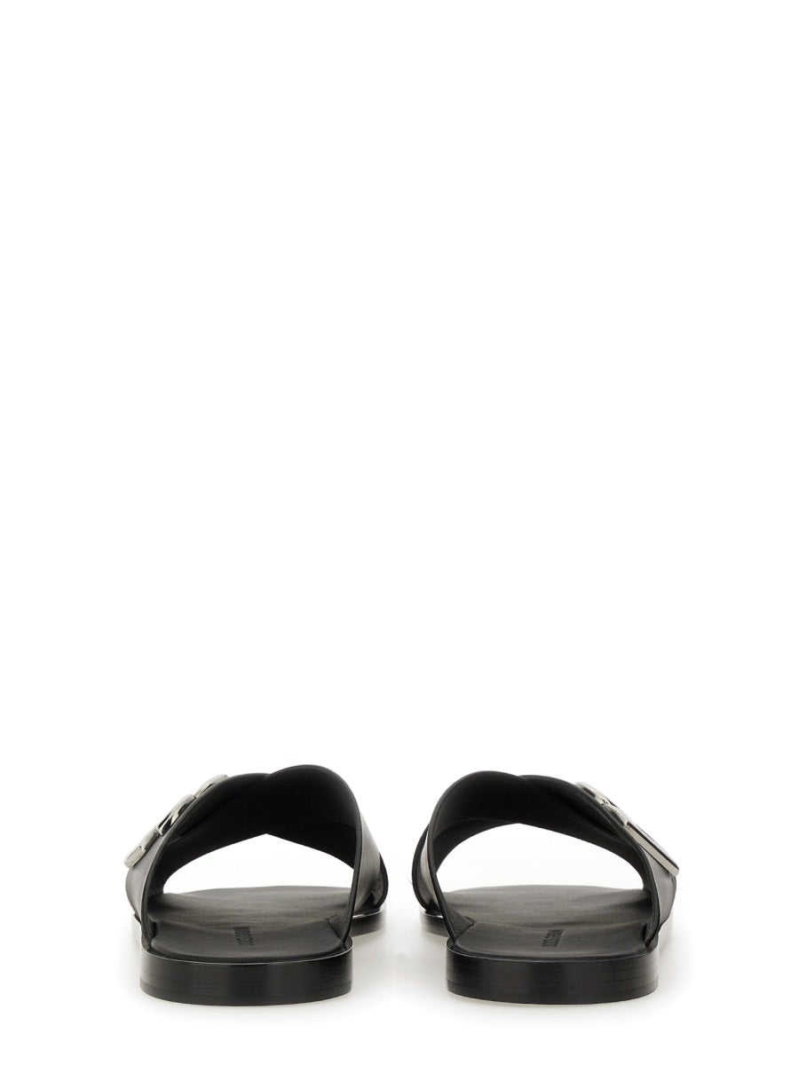 Dolce & Gabbana Sandals - Black | Wanan Luxury