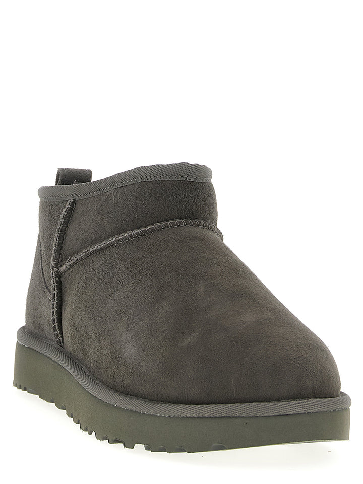 Ugg Classic Ultra Mini Boots and Ankle Boots - Gray | 62595914ab2c6f221360e79e5576c14c992d6124