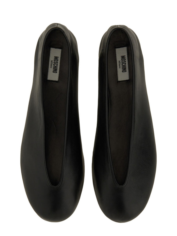 Moschino Flat Shoes - Black | Wanan Luxury