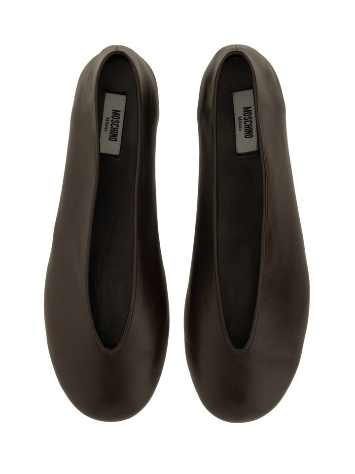 Moschino Flat Shoes - Brown | Wanan Luxury