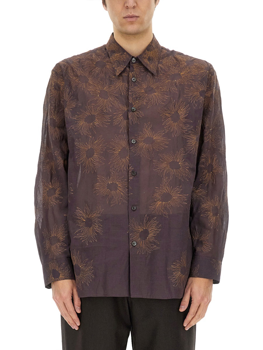 Dries Van Noten Shirts - Bordeaux | ccdef7dd1e21b2e9bbe45e2a37cb0610ec4e2777