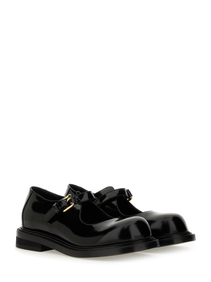 Moschino Flat Shoes - Black | Wanan Luxury