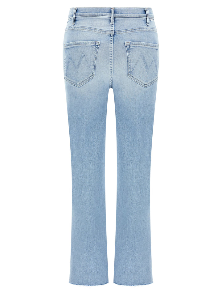 Mother The Hustler Ankle Fray Jeans - Light Blue | e204612e25b8ac002dc966018fcd34b1f77fc796