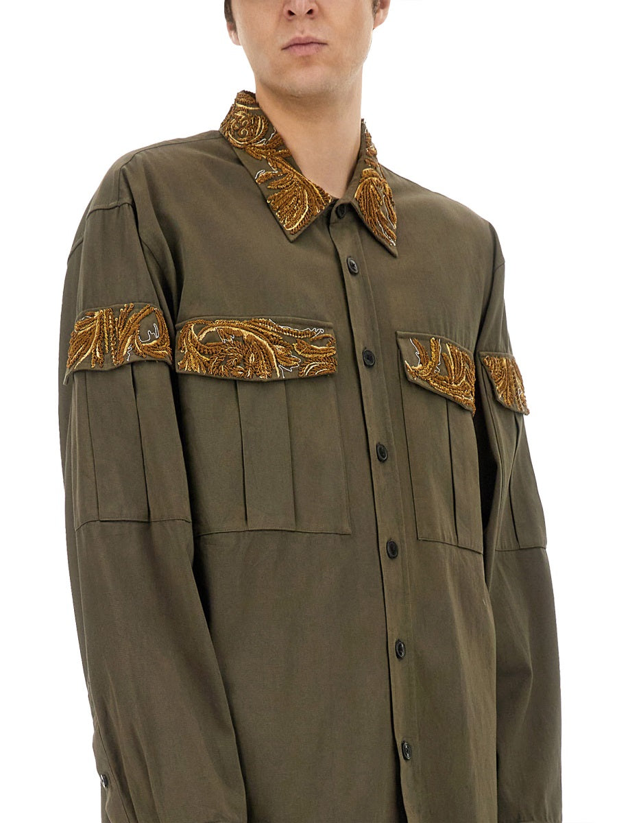 Dries Van Noten Shirts - Brown | 95814ce3fc944e2aa3fe998ac465e097773e4d9b