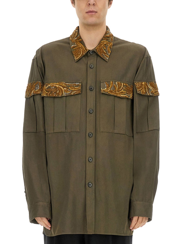 Dries Van Noten Shirts - Brown | c4c7eb24be83604d02ae65da6e312ec487848bbd