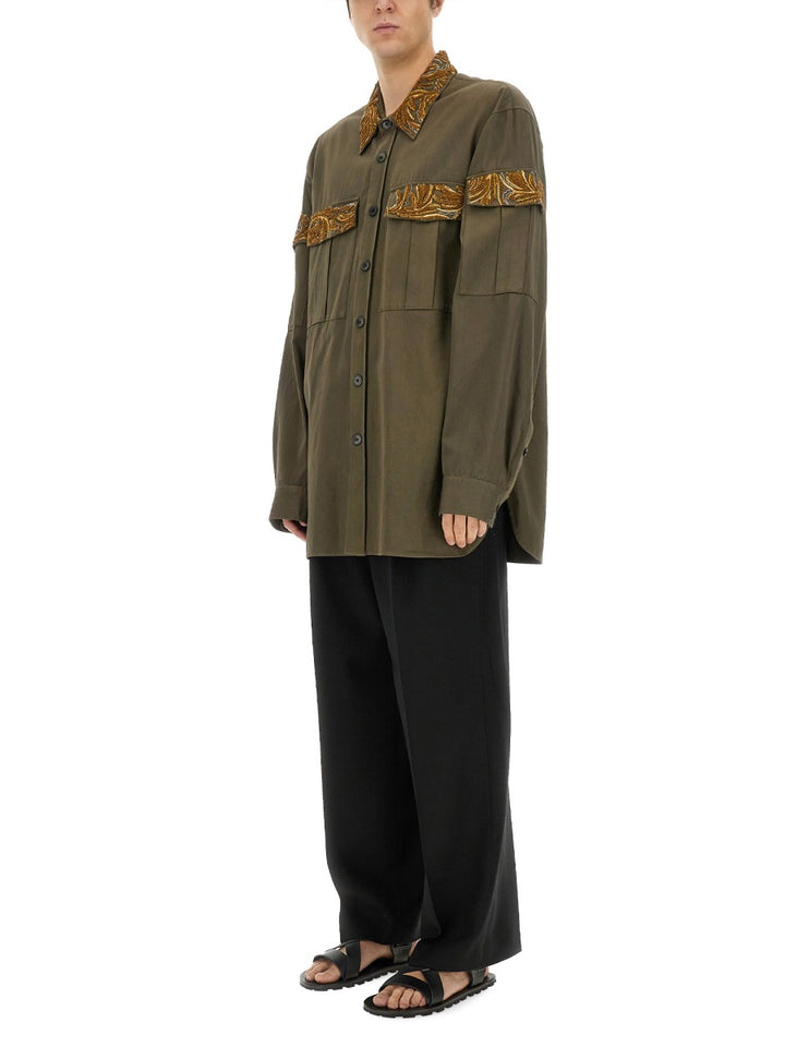 Dries Van Noten Shirts - Brown | 0742e8e54d7d50f459a74b7d29c9682f76d9793f
