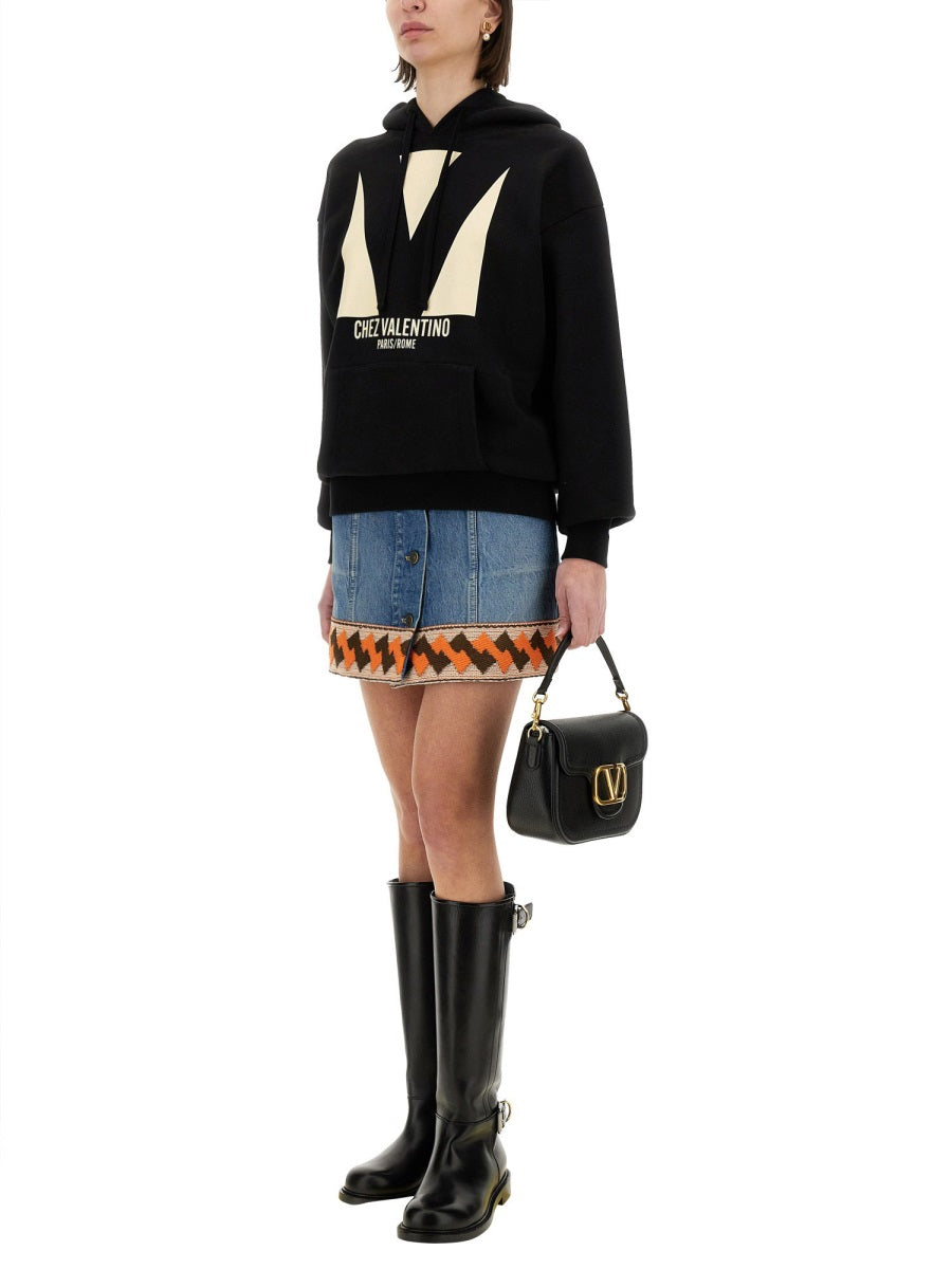 Valentino Garavani Sweatshirts - Black | Wanan Luxury