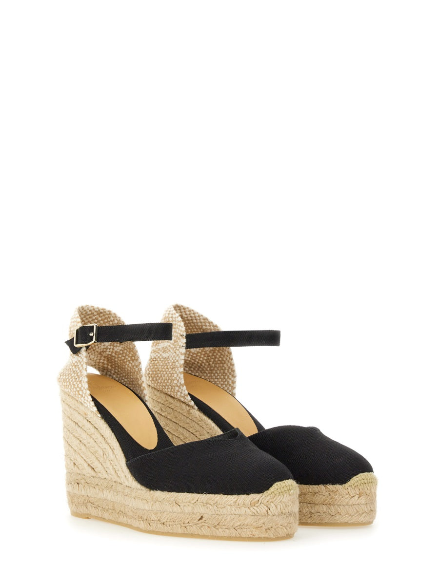Castañer Wedges - Black | Wanan Luxury