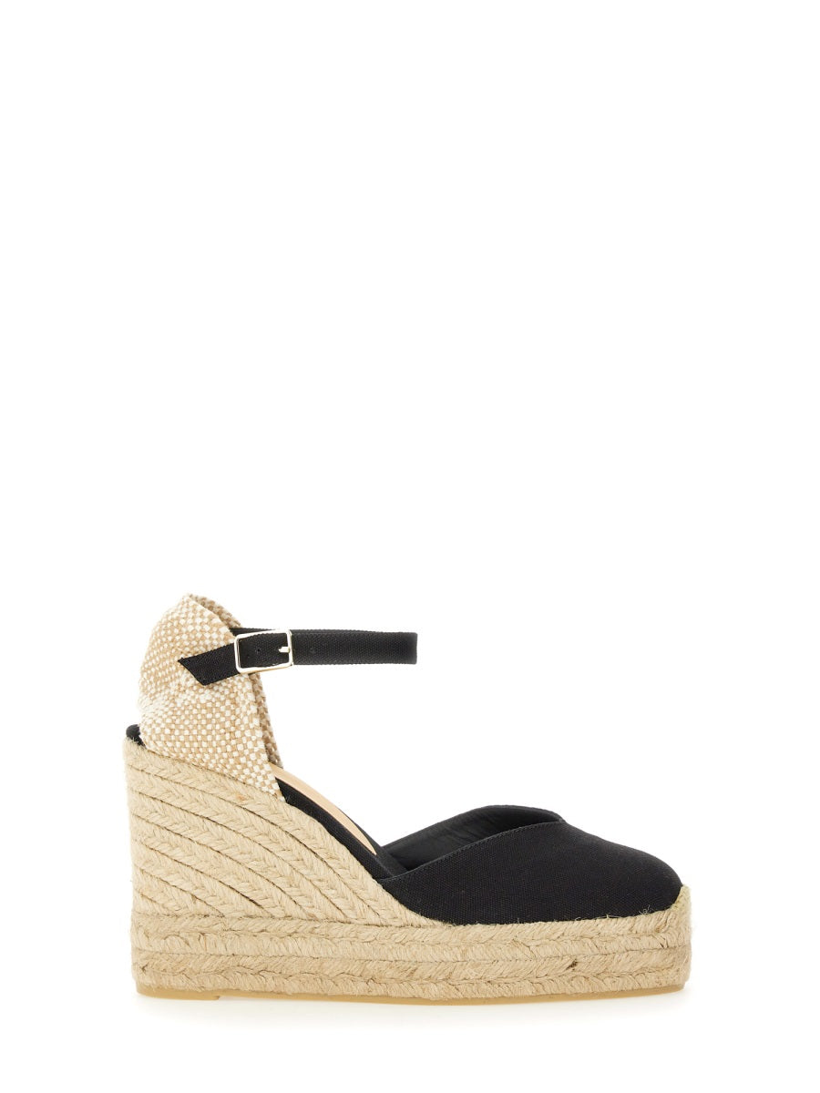 Castañer Wedges - Black | Wanan Luxury