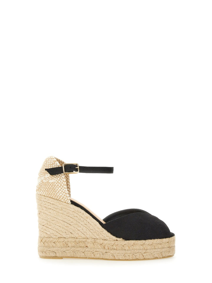 Castañer Wedges - Black | Wanan Luxury