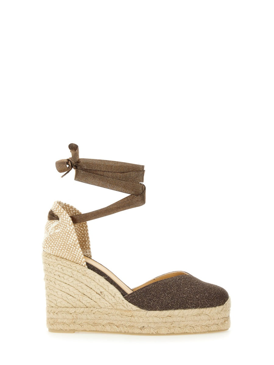 Castañer Wedges - Brown | Wanan Luxury