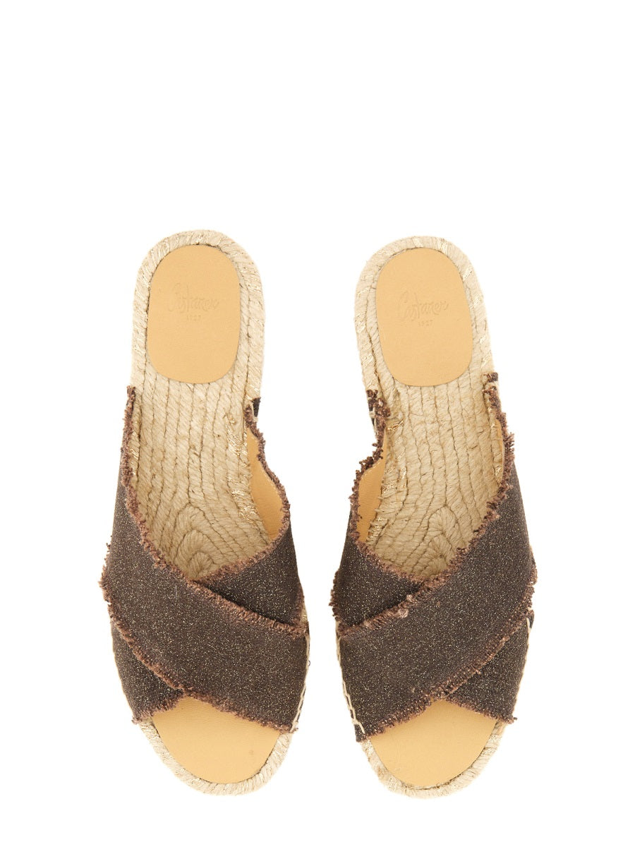 Castañer Flat Shoes - Brown | Wanan Luxury