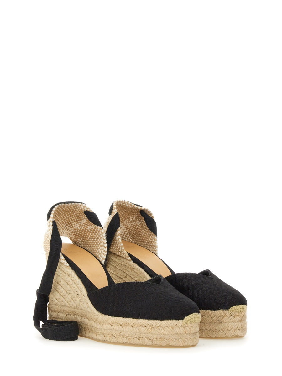 Castañer Wedges - Black | Wanan Luxury