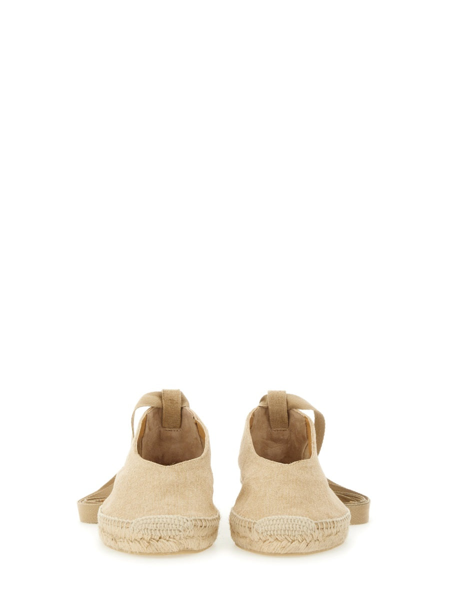 Castañer Flat Shoes - Beige | Wanan Luxury